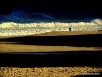 Visão Noturna da praia de São Conrado